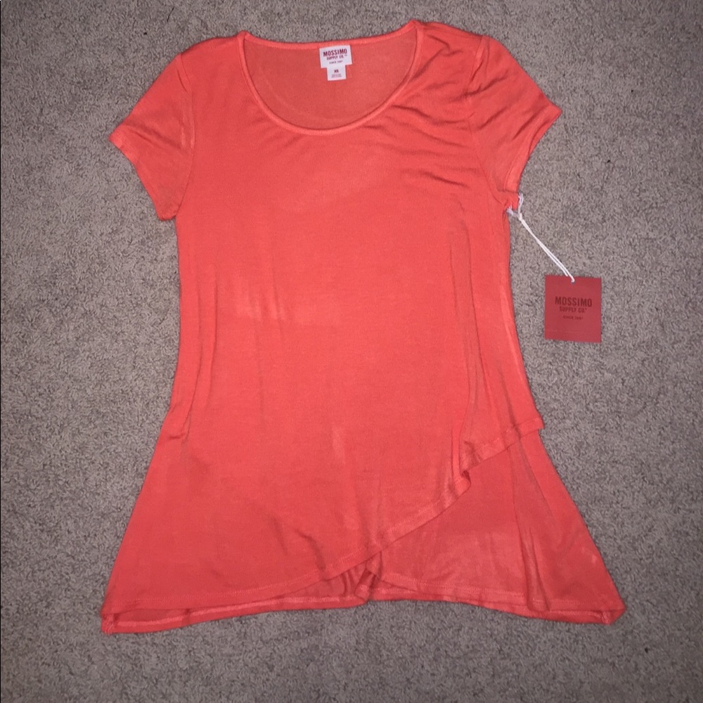 Soft Orange Layered Tee